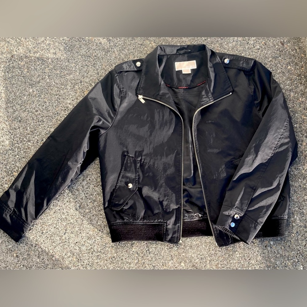Michael Kors Collared Rain Coat Jacket